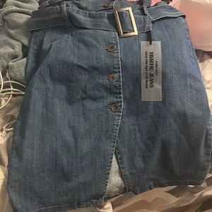 Blue jean skirt